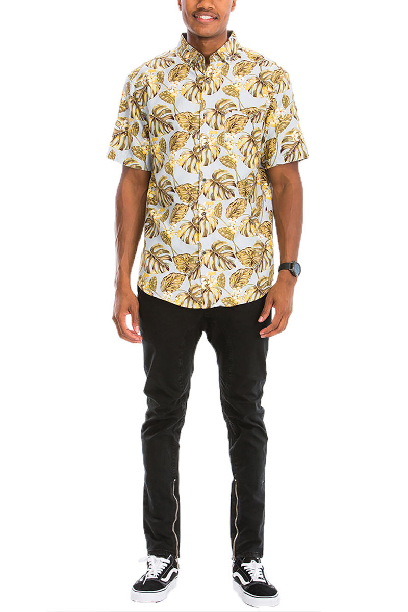 Thumbnail: ♂️ Digital Print Hawaiian Short Sleeve Shirt