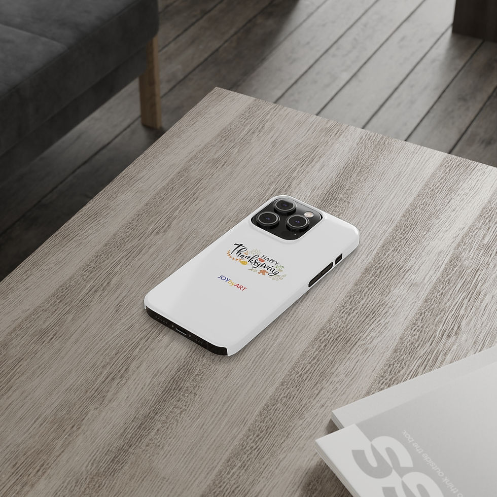 Thumbnail: JOYbyART Thanksgiving Slim Phone Cases, Case-Mate