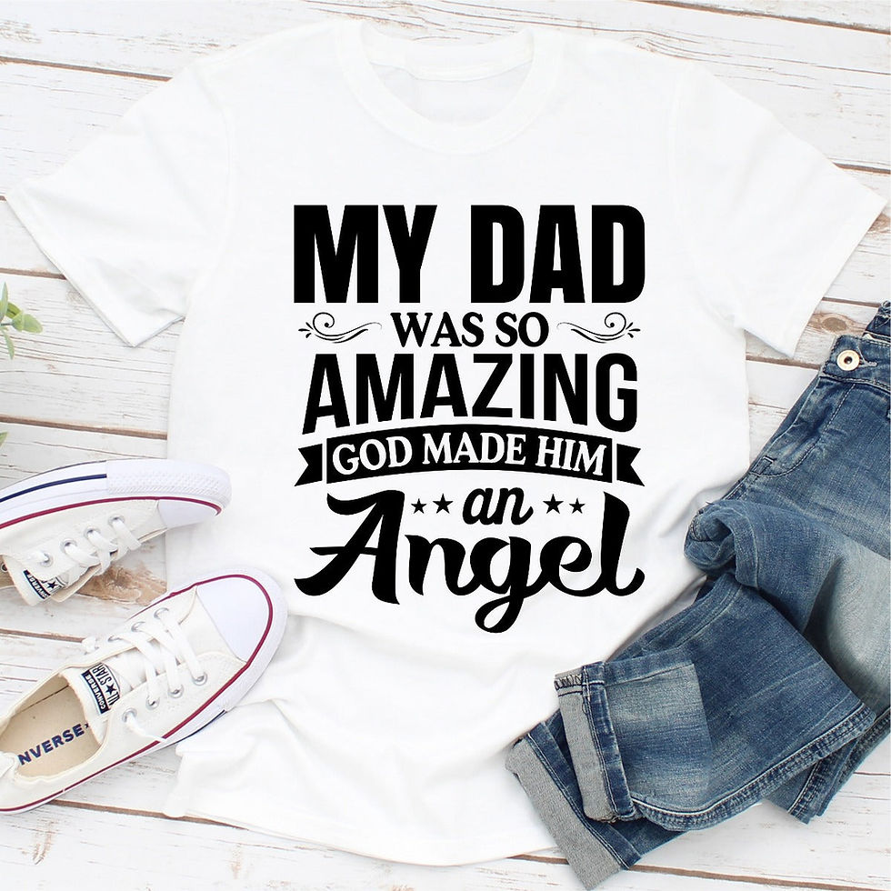 Миниатюра: My Dad Was So Amazing God Made Him an Angel T-Shirt