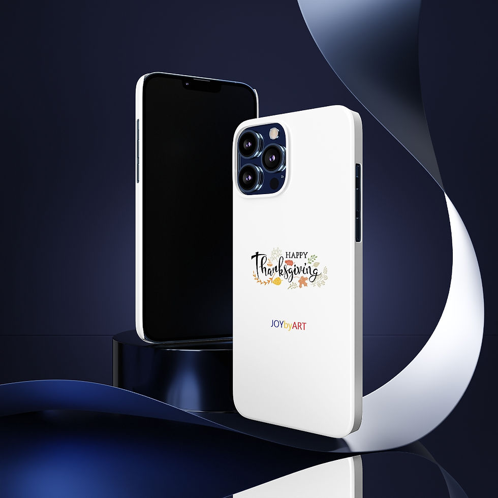 Thumbnail: JOYbyART Thanksgiving Slim Phone Cases, Case-Mate
