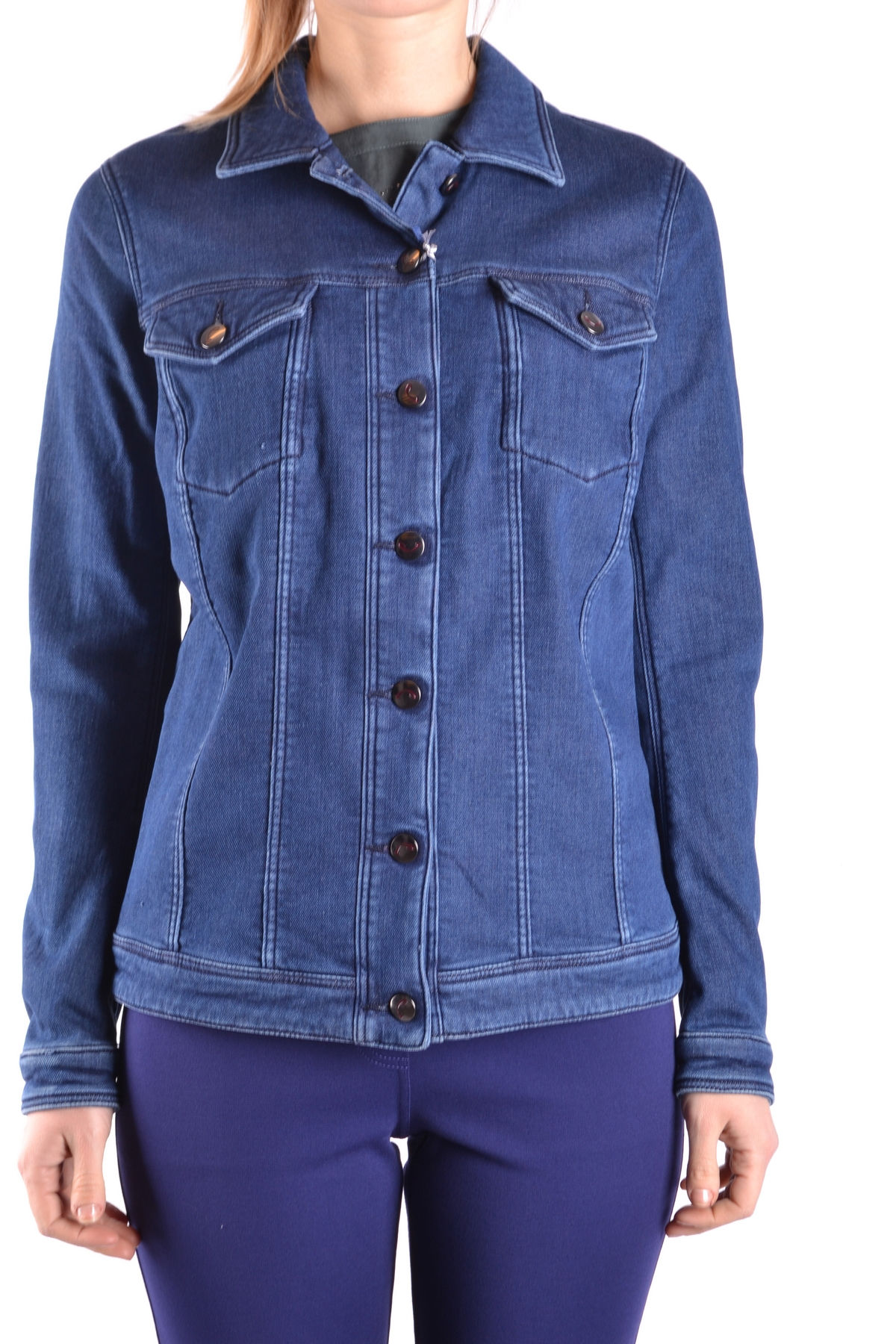 Jacob Cohen Blue Fall Winter Jacket ♡ Woman