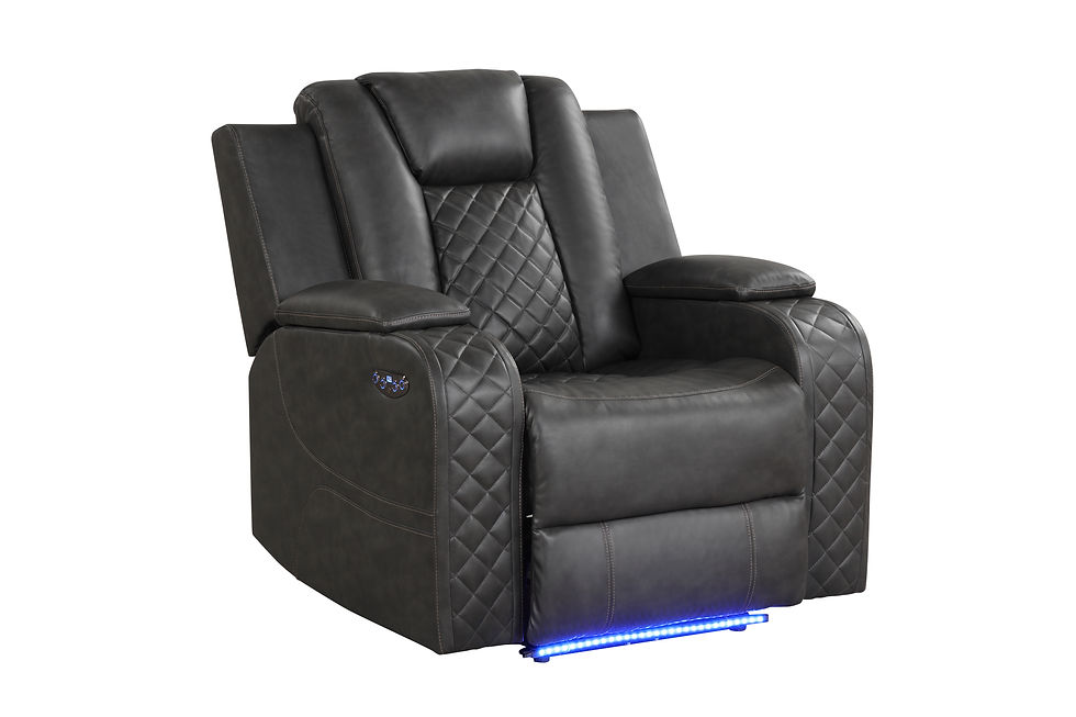 Thumbnail: Benz Reclining Chair Black