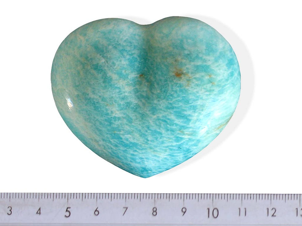 Thumbnail: Valentines Gift Amazonite Decorative Heart- Sold Per Piece