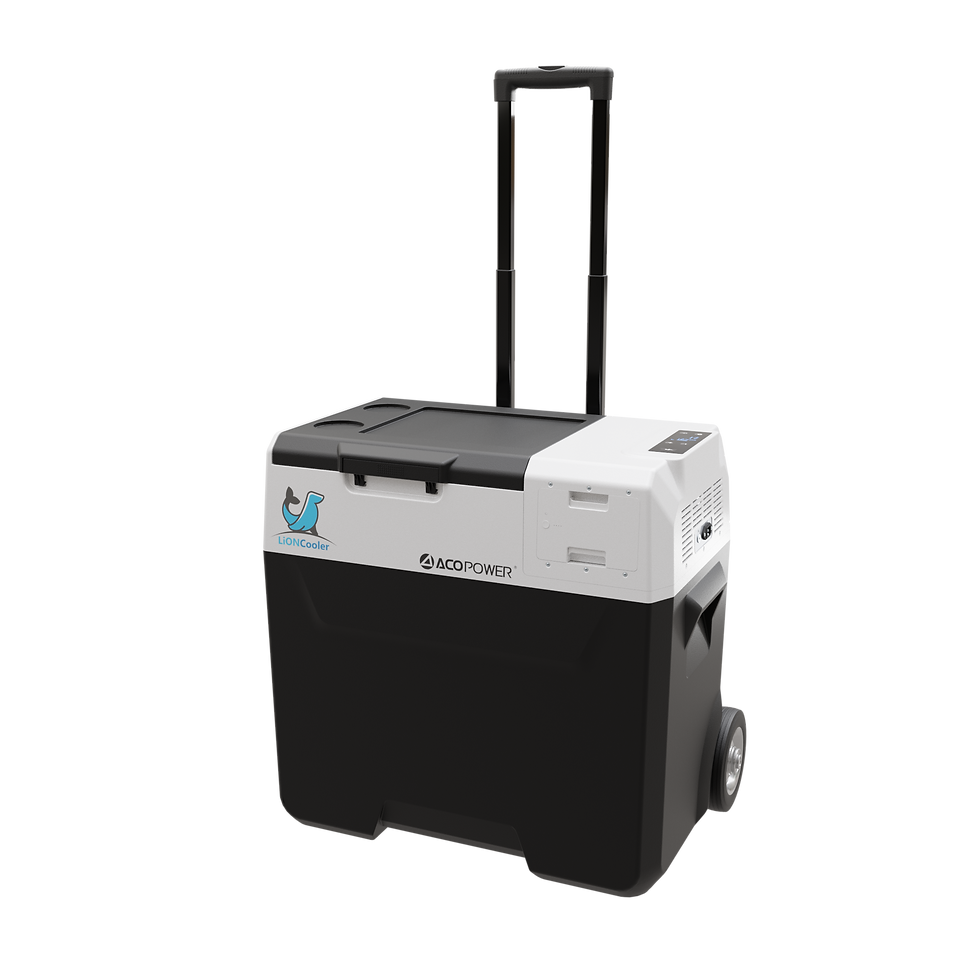 Thumbnail: LionCooler X50A Portable Solar Fridge Freezer, 52 Quarts