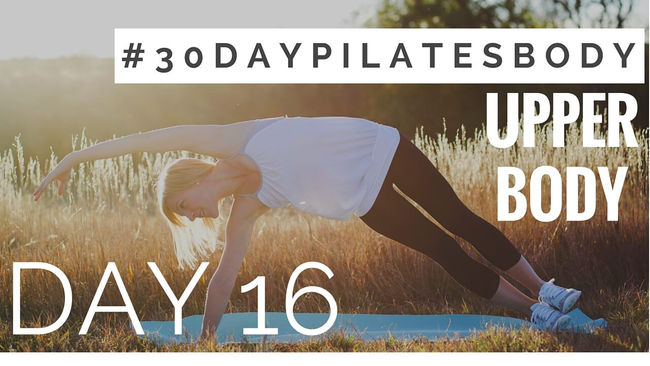 30-Day Pilates Body Challenge: Day #16 – upper body