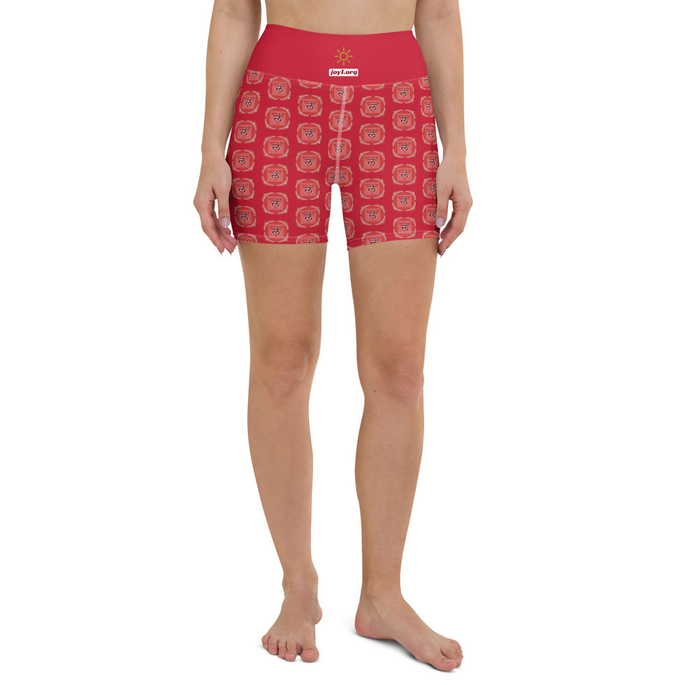 Thumbnail: JOYbyART Root Chakra Yoga Shorts @ Joy1.org
