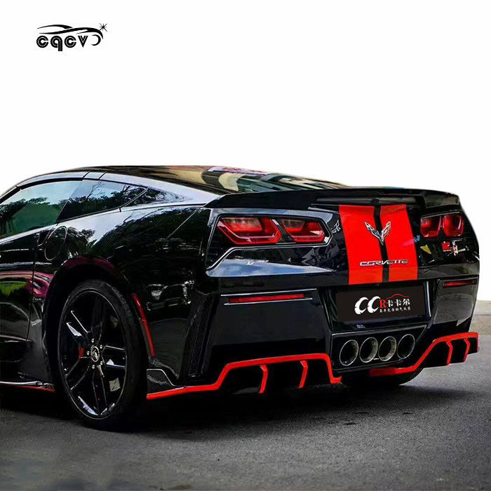 Thumbnail: Chevrolet Corvette C7 Body Kit with Carbon Fiber Accessories (Customizable)
