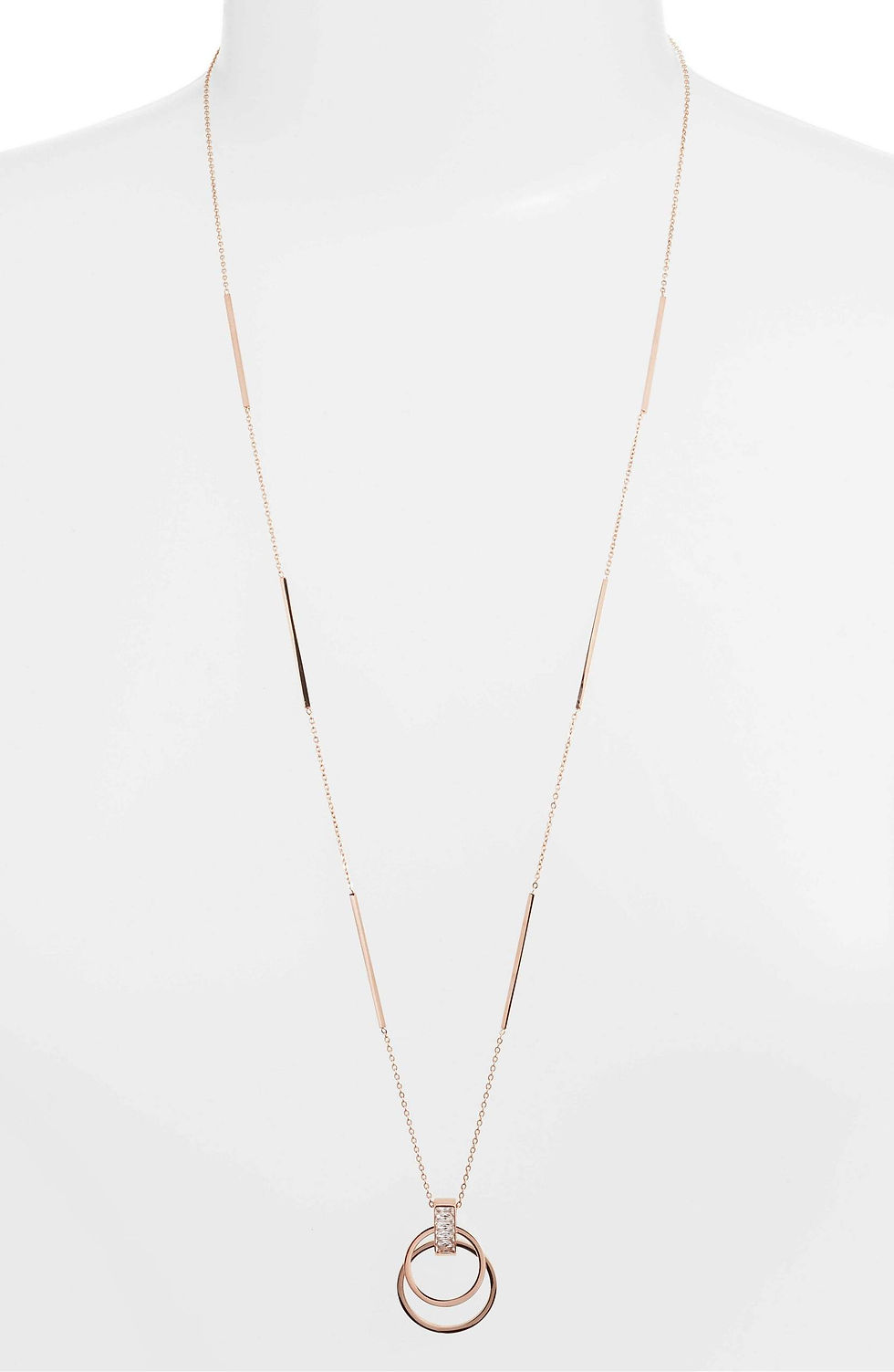 Miniatura: Crystal Open Pendant Necklace | More Colors Available
