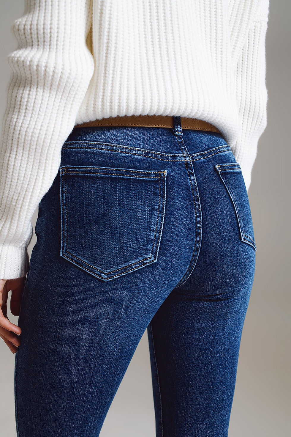 Thumbnail: ♀️ Flare Trendy Jeans with Embellished Hem