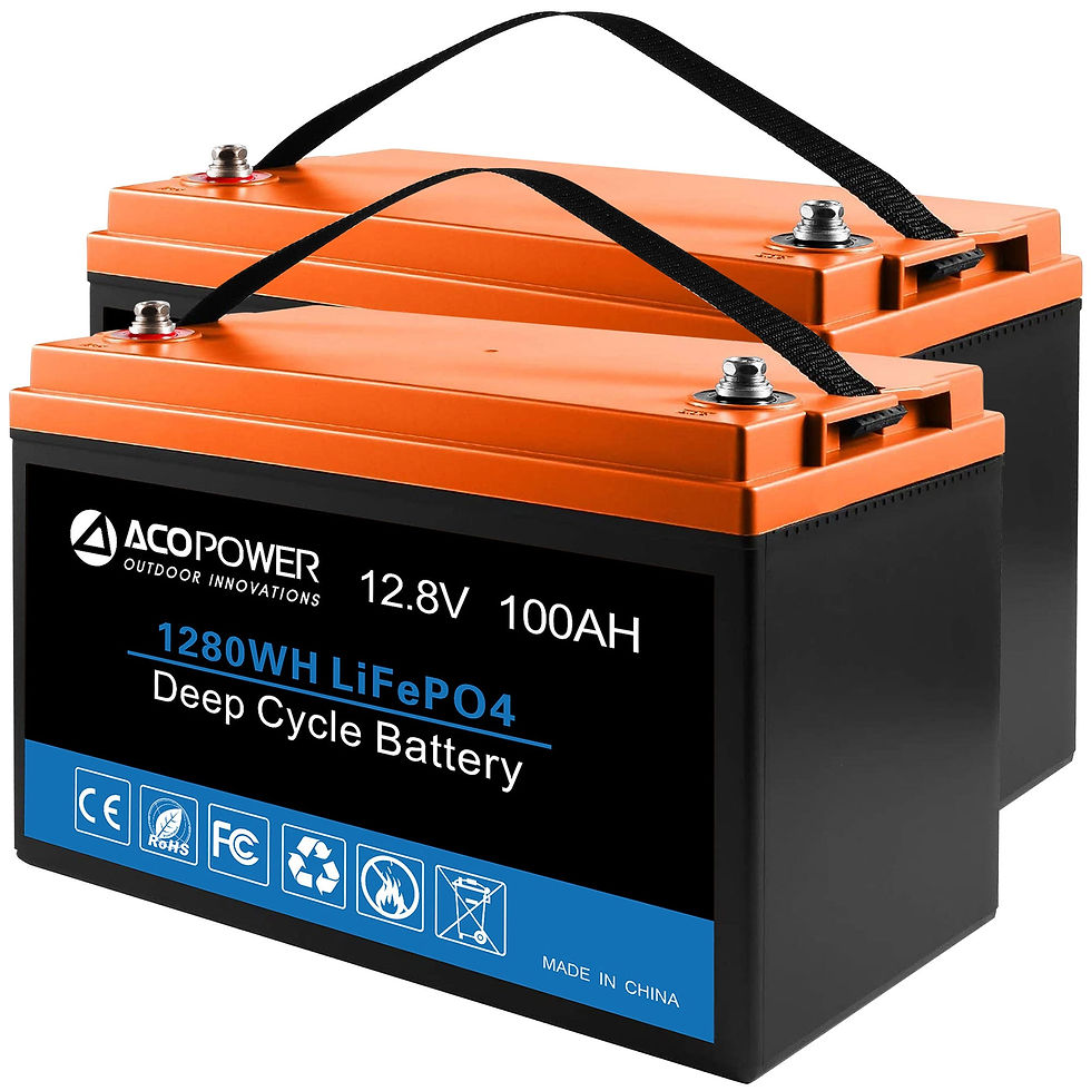 Thumbnail: ACOPOWER Lithium Battery Mono Solar Power Complete System + Battery and Inverter