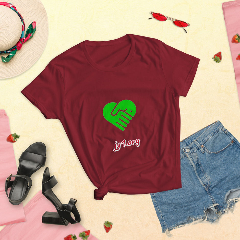 Thumbnail: jy1.org Women's short sleeve love t-shirt