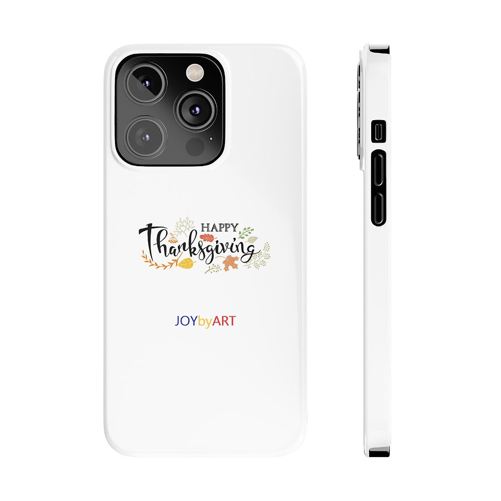 Thumbnail: JOYbyART Thanksgiving Slim Phone Cases, Case-Mate