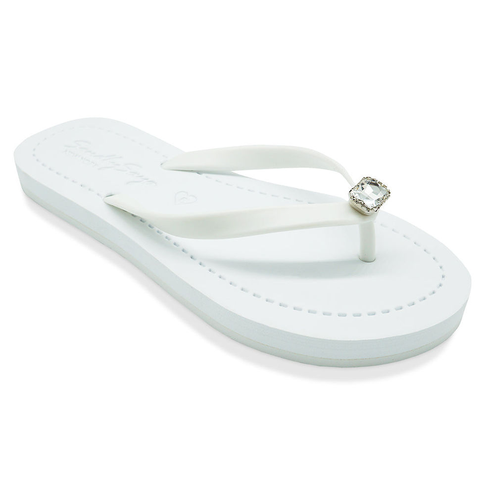 Thumbnail: 🩴 Cactus- Girls Rhine Stone Embellished Flip Flops Sandals