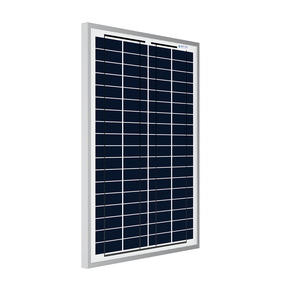縮圖：ACOPower 25 瓦聚太阳能电池板, 用于 12 伏电池充电器 25 Watts Poly Solar Panel, for 12 Volt Battery Charger