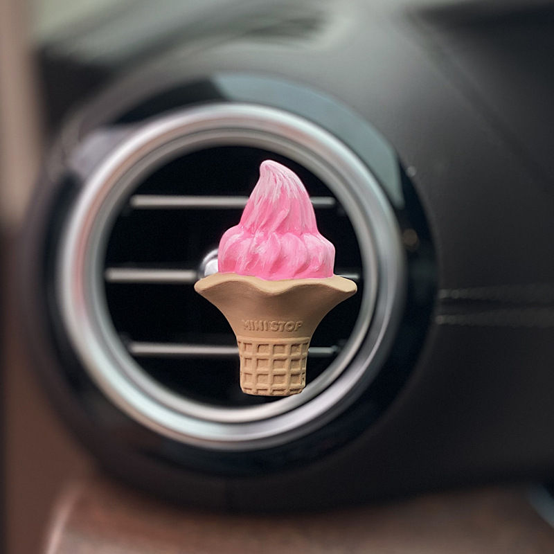 Thumbnail: Ins Car Fragrance Car Perfume - Air Outlet Fragrance Net - Red Cartoon Diffuser