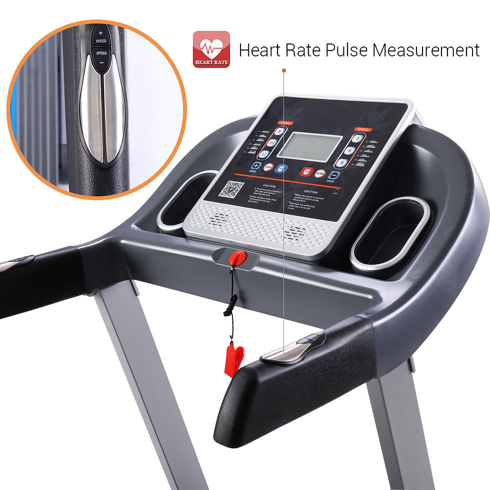 섬네일: Folding Treadmill with Incline for Home  Apartment Use, Motorized Exercise Machi
