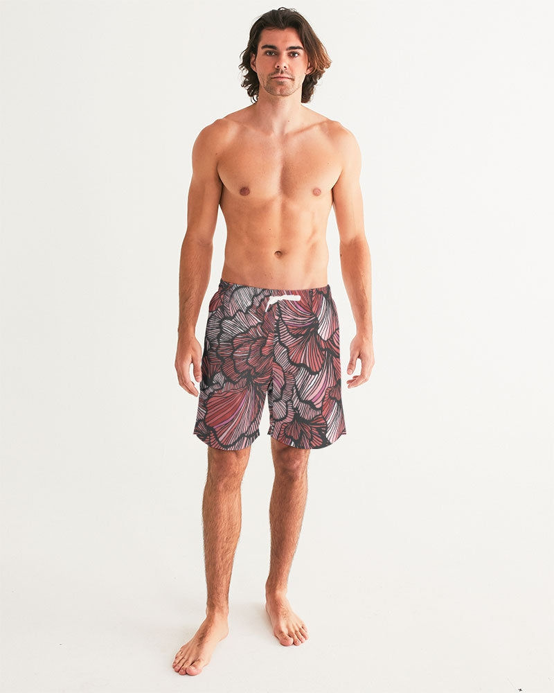 Thumbnail: 🏊‍♂️ Petal Swirls 7" Classic  ♂️ Swim Trunk