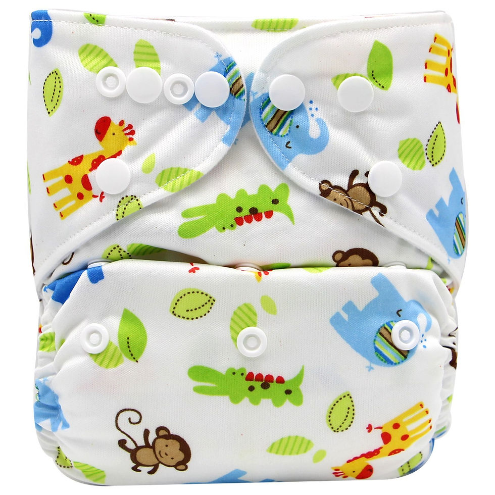 Thumbnail: Baby Cloth Diapers - Washable Diapers - Baby Diapers - Leak-proof Baby Diaper -