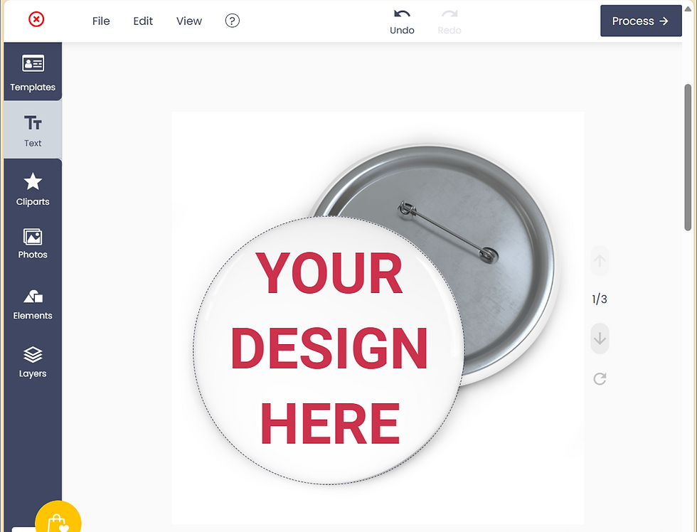 Thumbnail: JOYbyART Custom Pin Buttons (+ Your Logo)