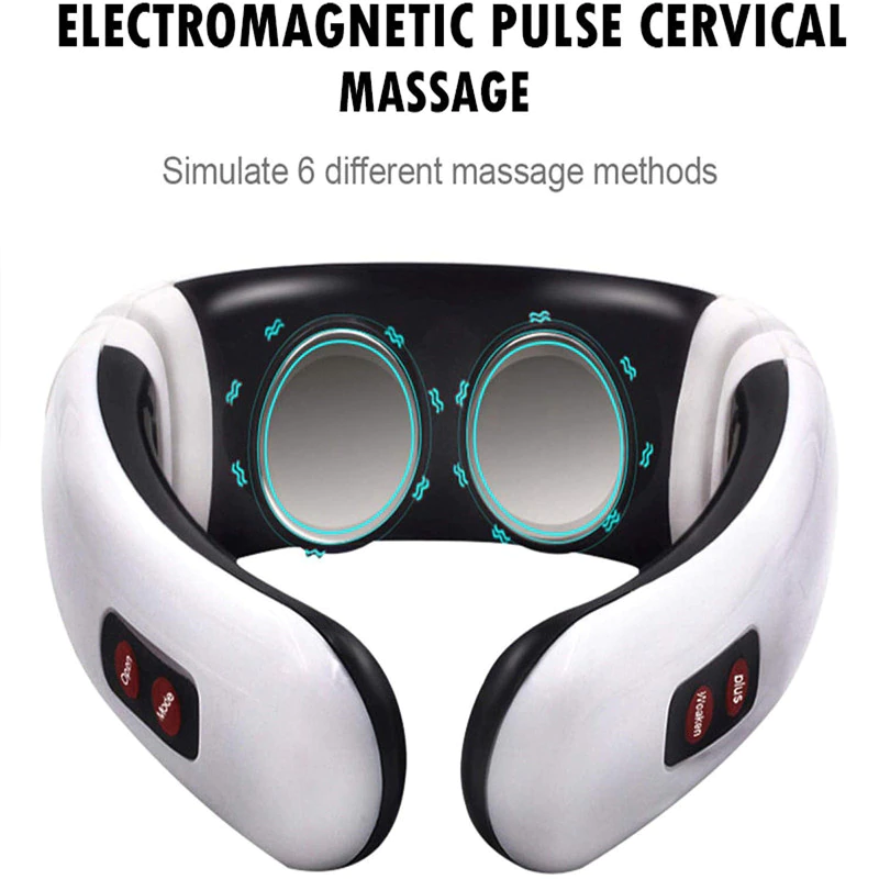 Thumbnail: Electric Pulse Neck & Back Massager - Far-infrared Heating Analgesic Health Tool