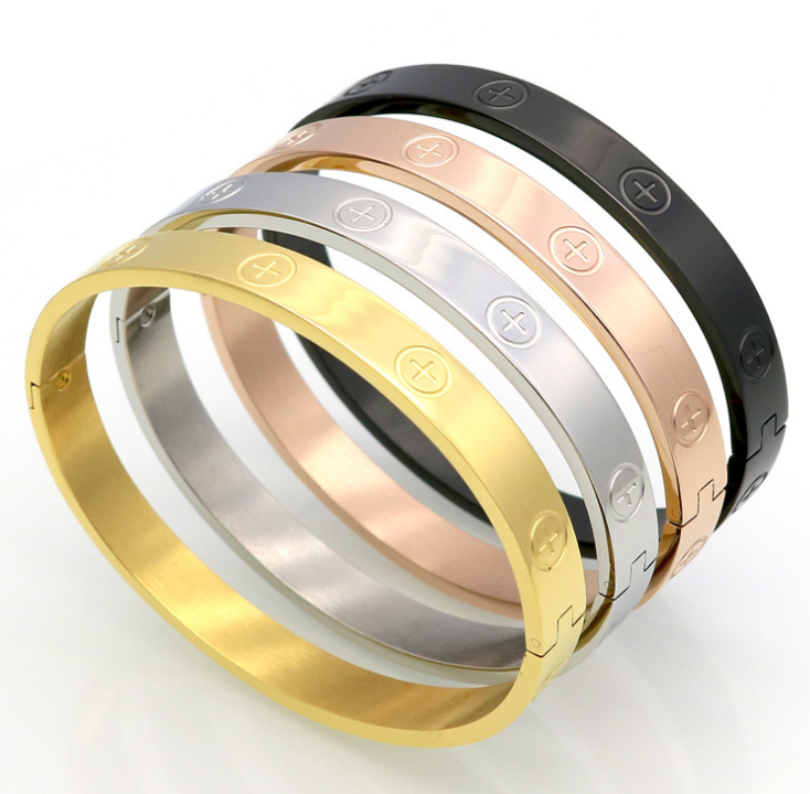 Thumbnail: Zilarra 爱心手镯-黑  Zilarra Love Bracelet - Black @ jy1.org