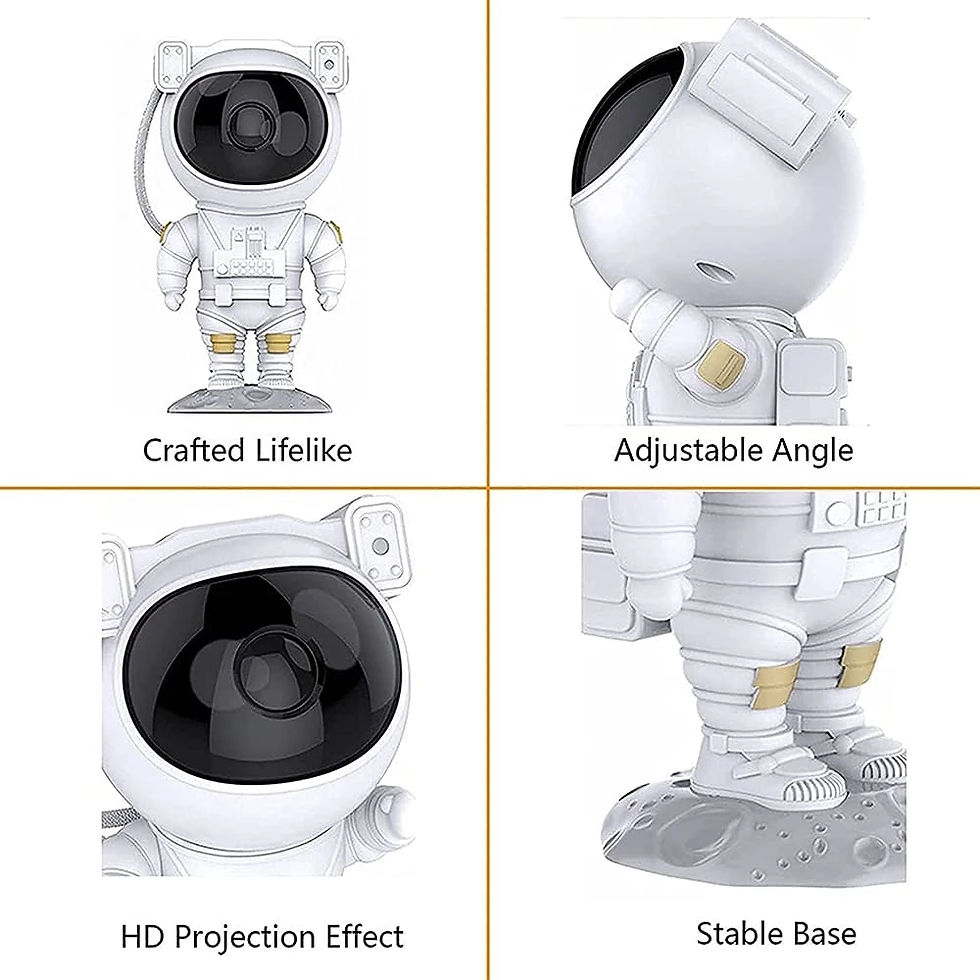 Thumbnail: Astronaut Rotatable Star Lights Galaxy Starry Sky Projector for Home Decoration