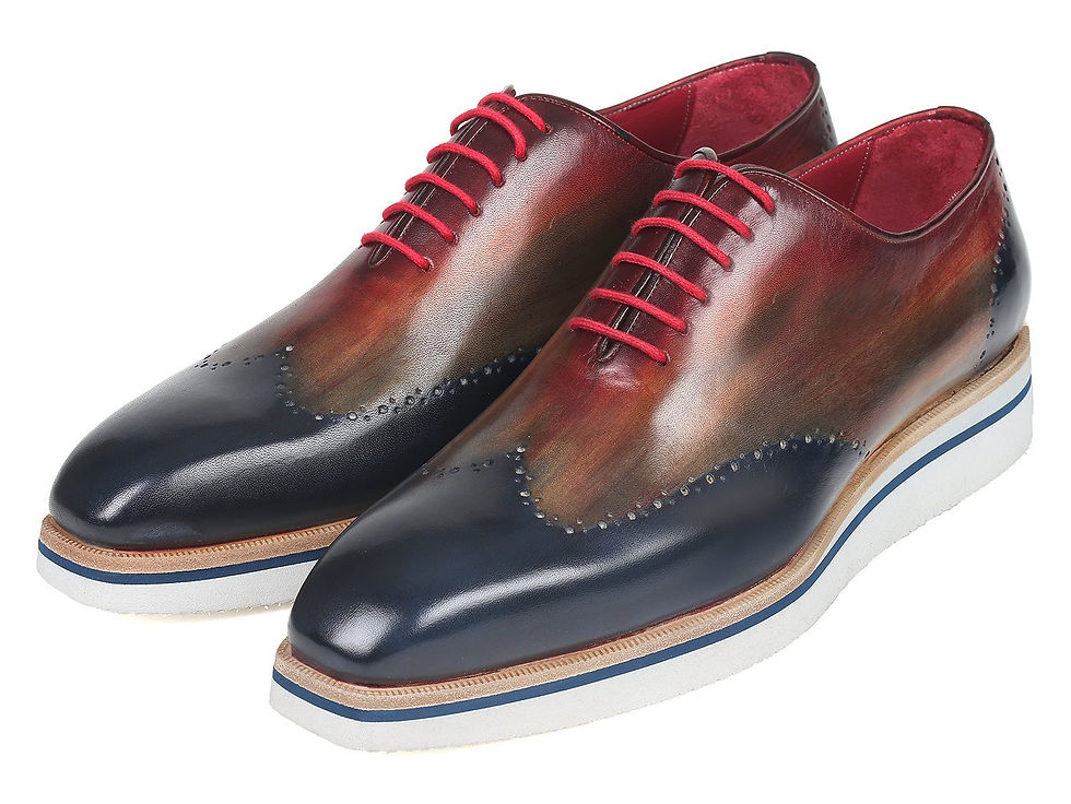 Thumbnail: ♂️ Paul Parkman Smart Casual Wingtip Oxfords, Multi-Color