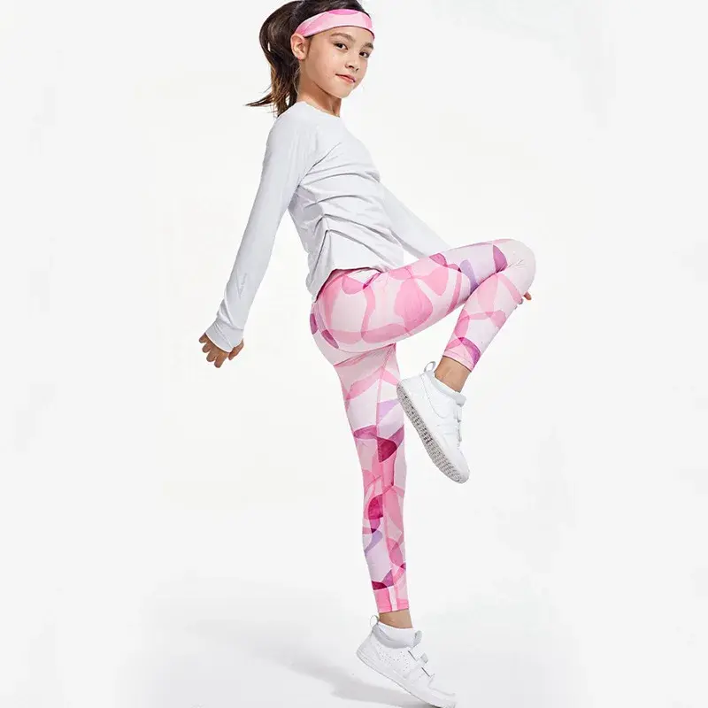 Thumbnail: JOYbyART Girls' Yoga Legging (Customizable)