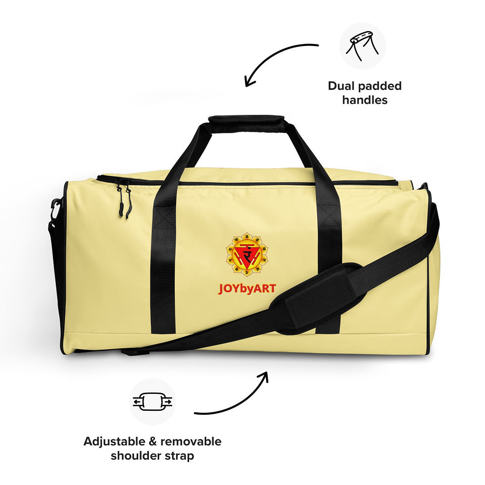 Thumbnail: 乐艺太阳脉轮行李袋 JOYbyART Solar Chakra Duffle bag
