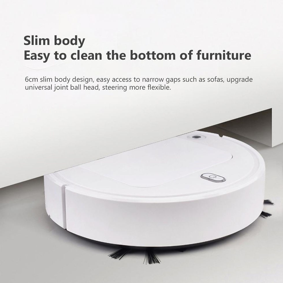 Thumbnail: A-Clean Robot: Rechargeable Smart 4500Pa Ash Sweeper with Mist Spray