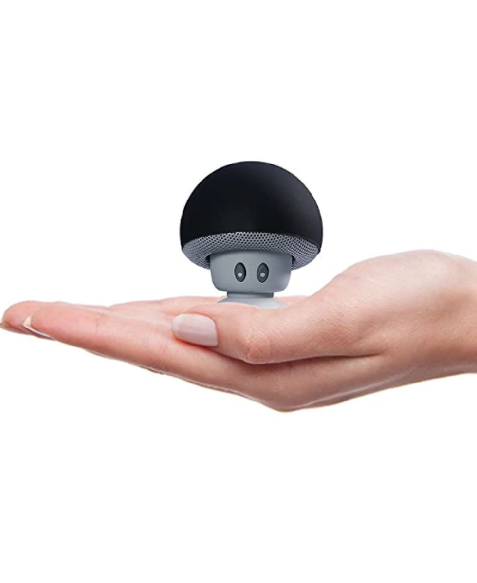 Thumbnail: Mini Mushroom Wireless Bluetooth Speaker - Black @jy1.org Joy