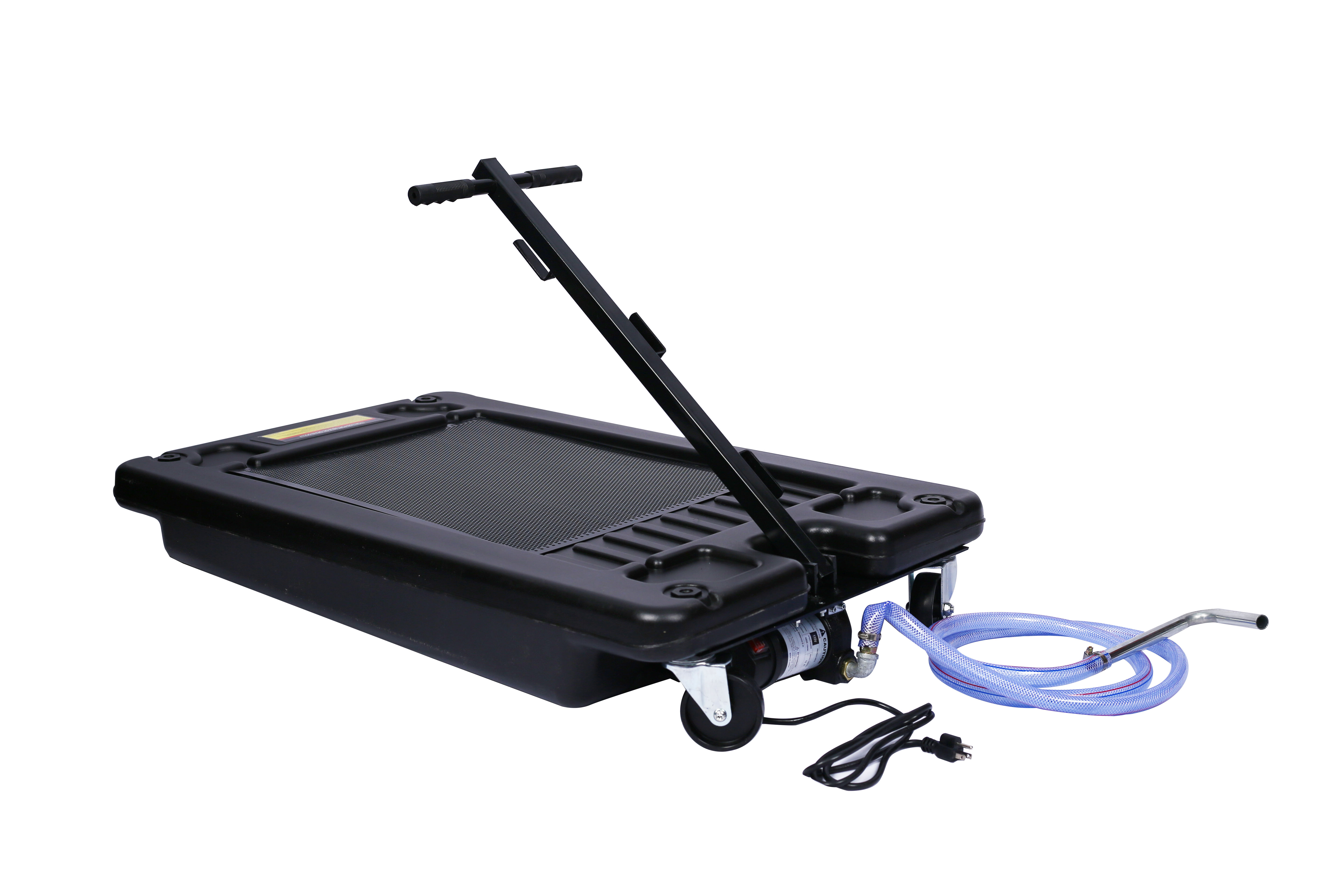 17 GALLON LOW PROFILE OIL DRAIN, with electric pump