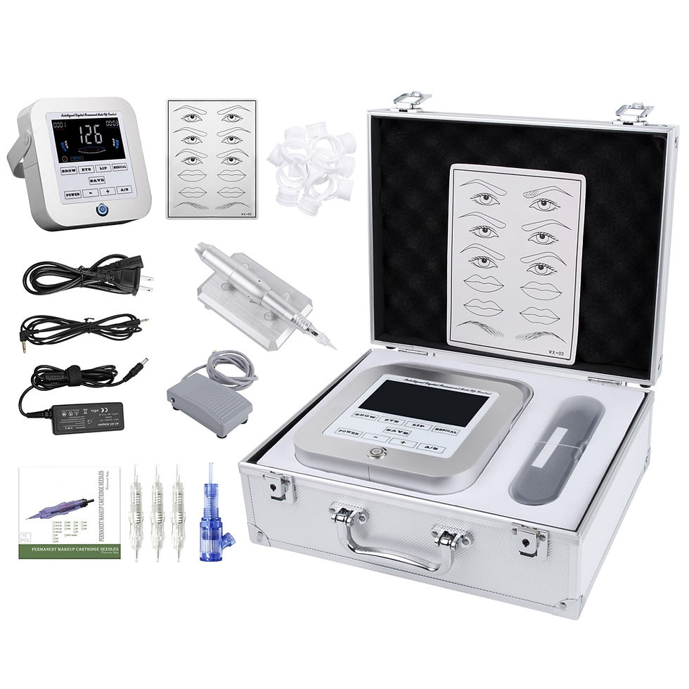 Thumbnail: Professional Digital Eyebrow & Tattoo Pen Set for Permanent Makeup