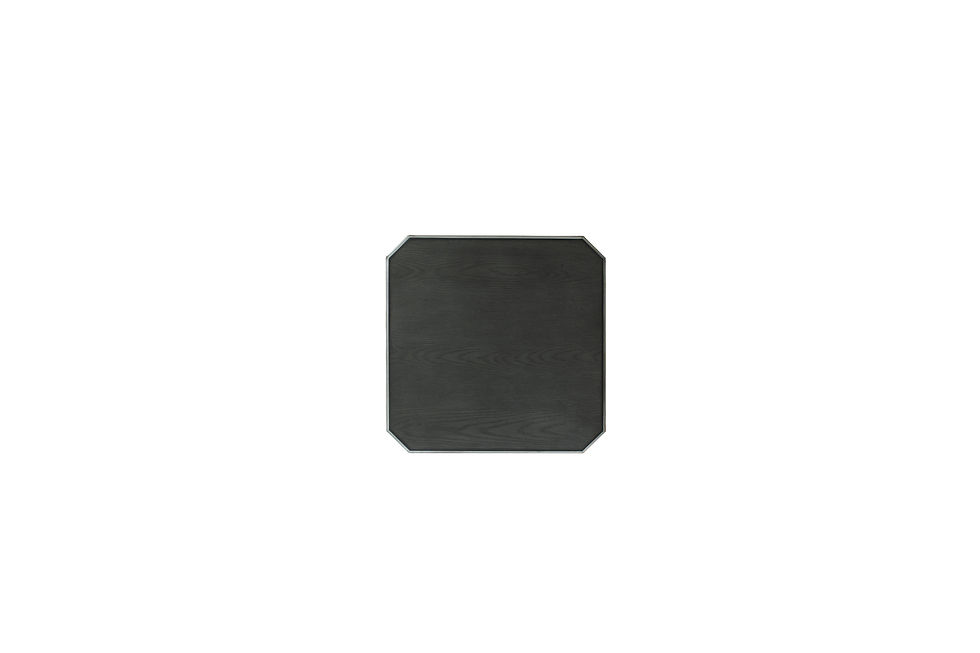 Thumbnail:  House Beatrice End Table, Charcoal  Light Gray Finish 88817