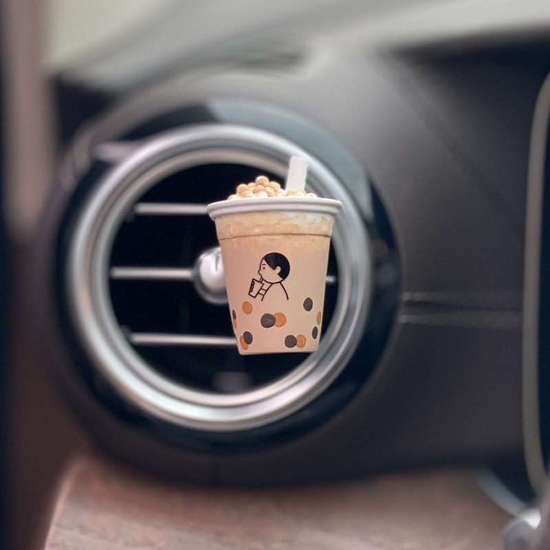 Thumbnail: Ins Car Fragrance Car Perfume - Air Outlet Fragrance Net - Red Cartoon Diffuser