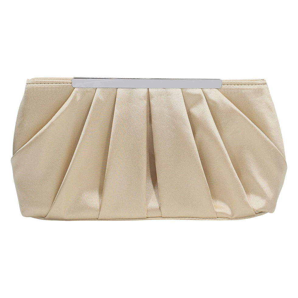 Thumbnail: ♀️ Satin Evening Handbag with Detachable Chain Strap