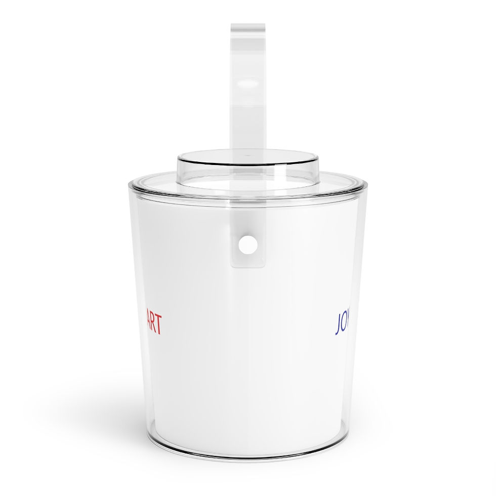 Thumbnail: JOYbyART Ice Bucket with Tongs (Customizable)
