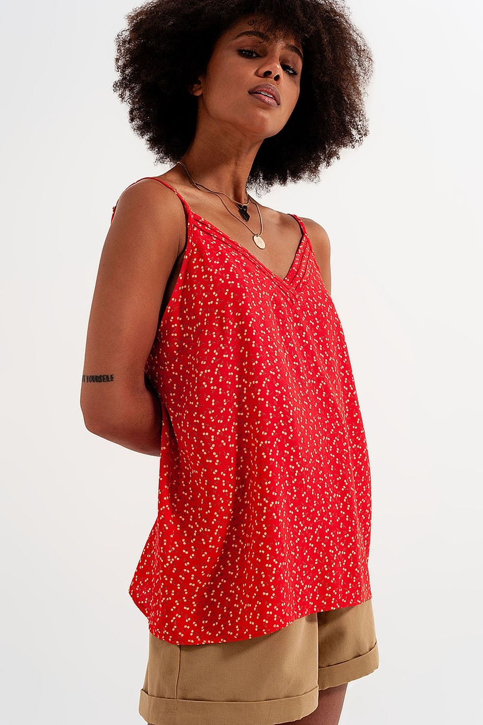 الصورة المصغرة: Trendy Top: Cherry Top in Red