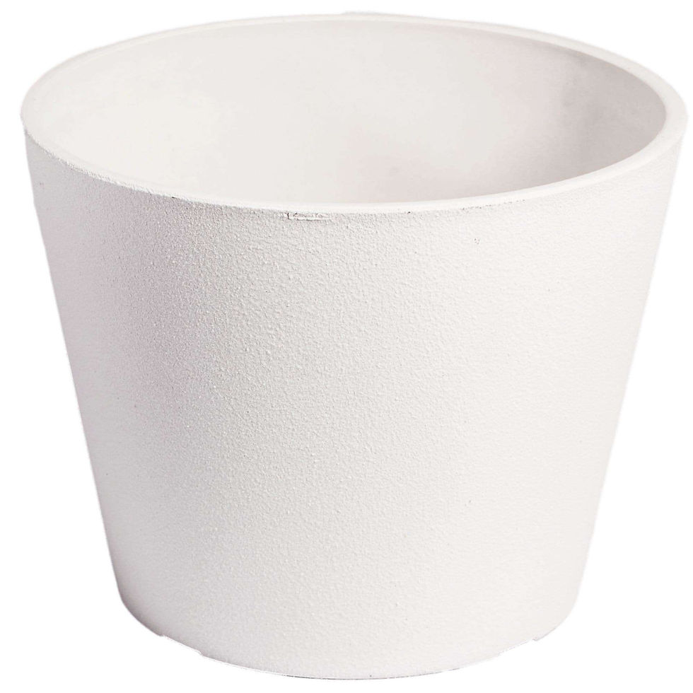 Thumbnail: Rendered White Planter Pot 25cm