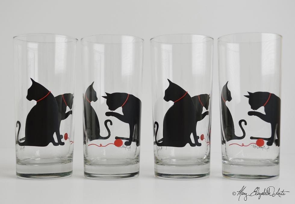 Thumbnail: 🥛 Cat & Yarn Glasses