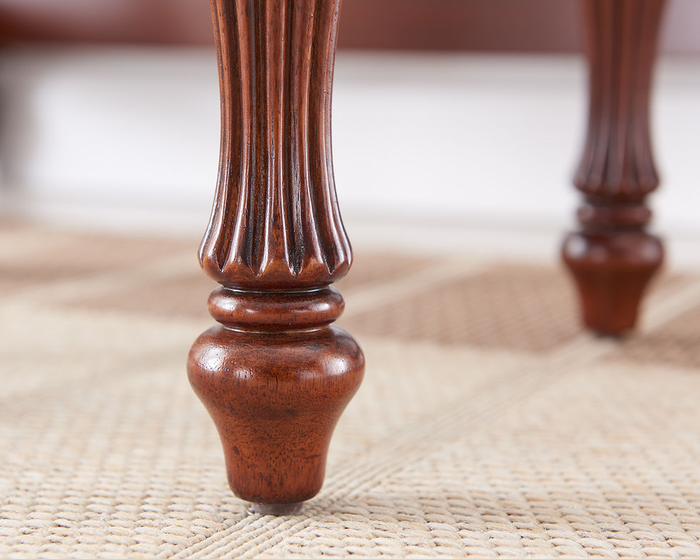 Miniatura: Solid Wood High Elastic Vanity Stool(Black)