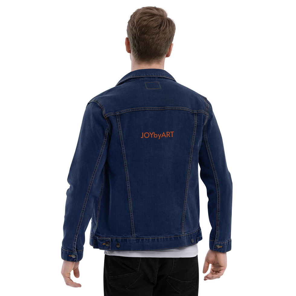 Thumbnail: 乐艺中性丹宁夹克 JOYbyART Unisex denim jacket