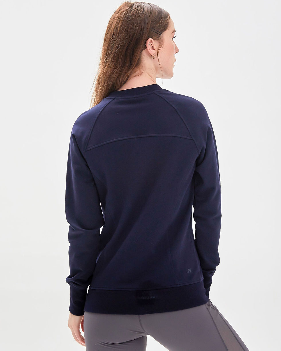 섬네일: City Zip Slim Crewneck On