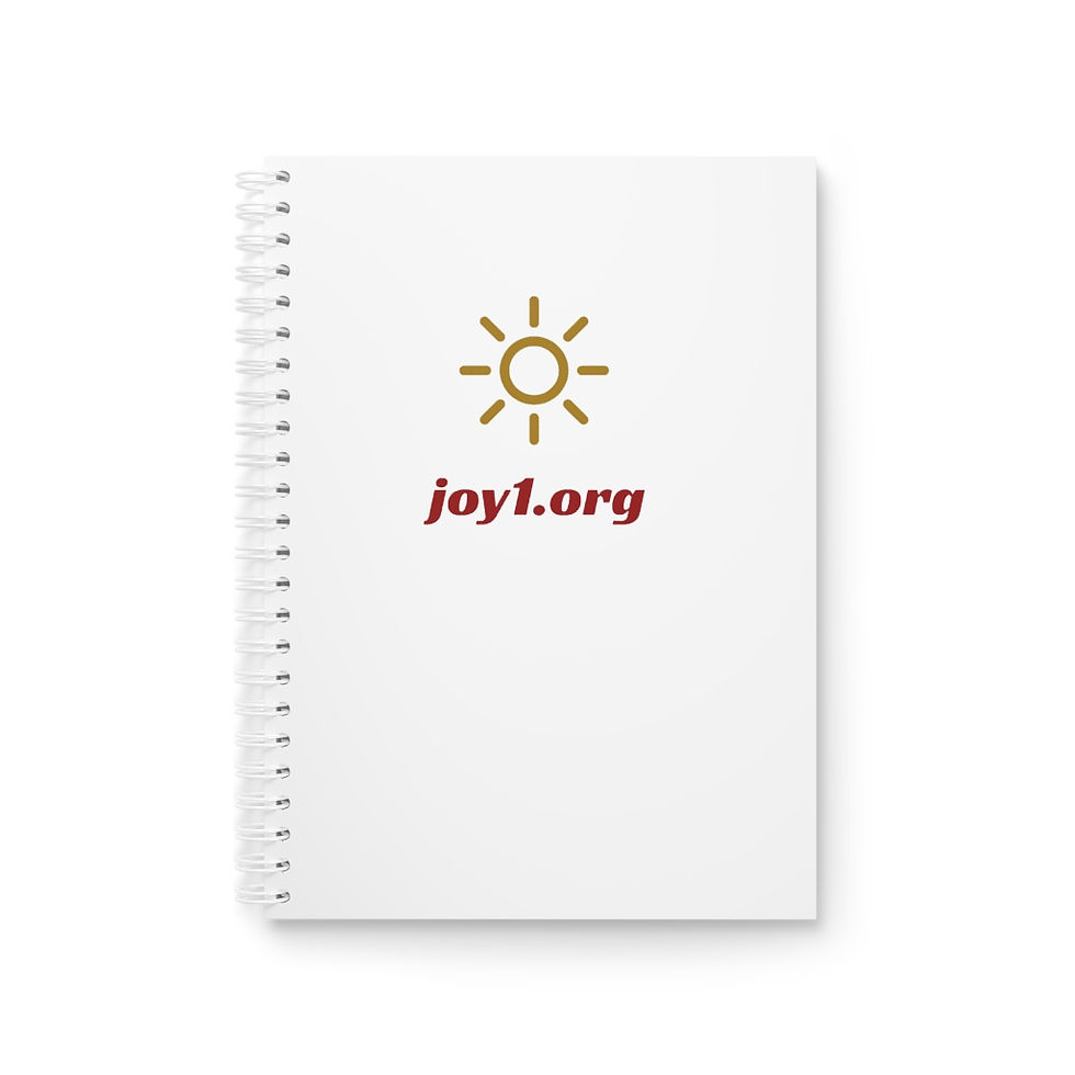 Thumbnail: Joy1.org JOYbyART Spiral Notebook