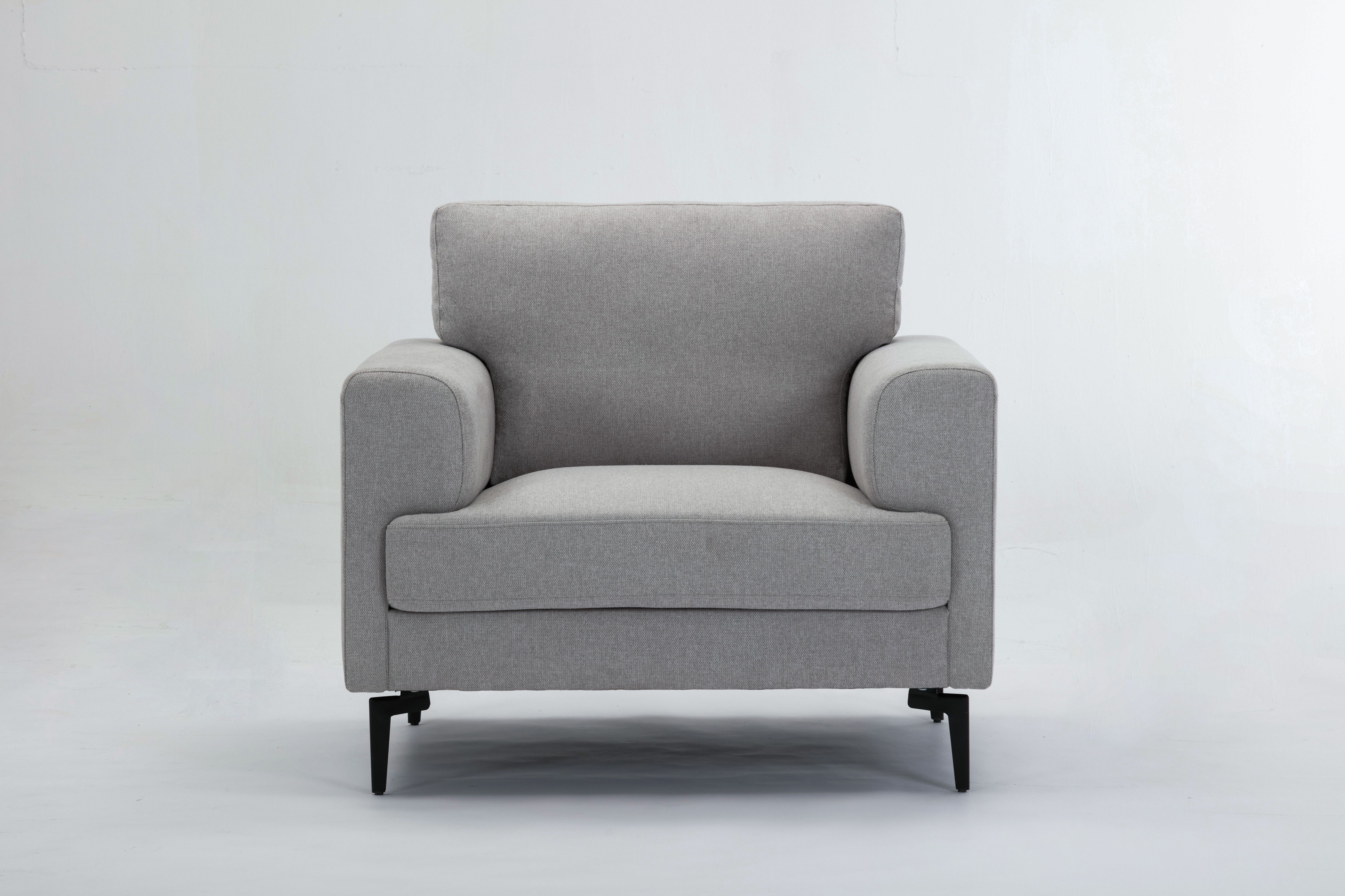 Kyrene Chair, Light Gray Linen 56927