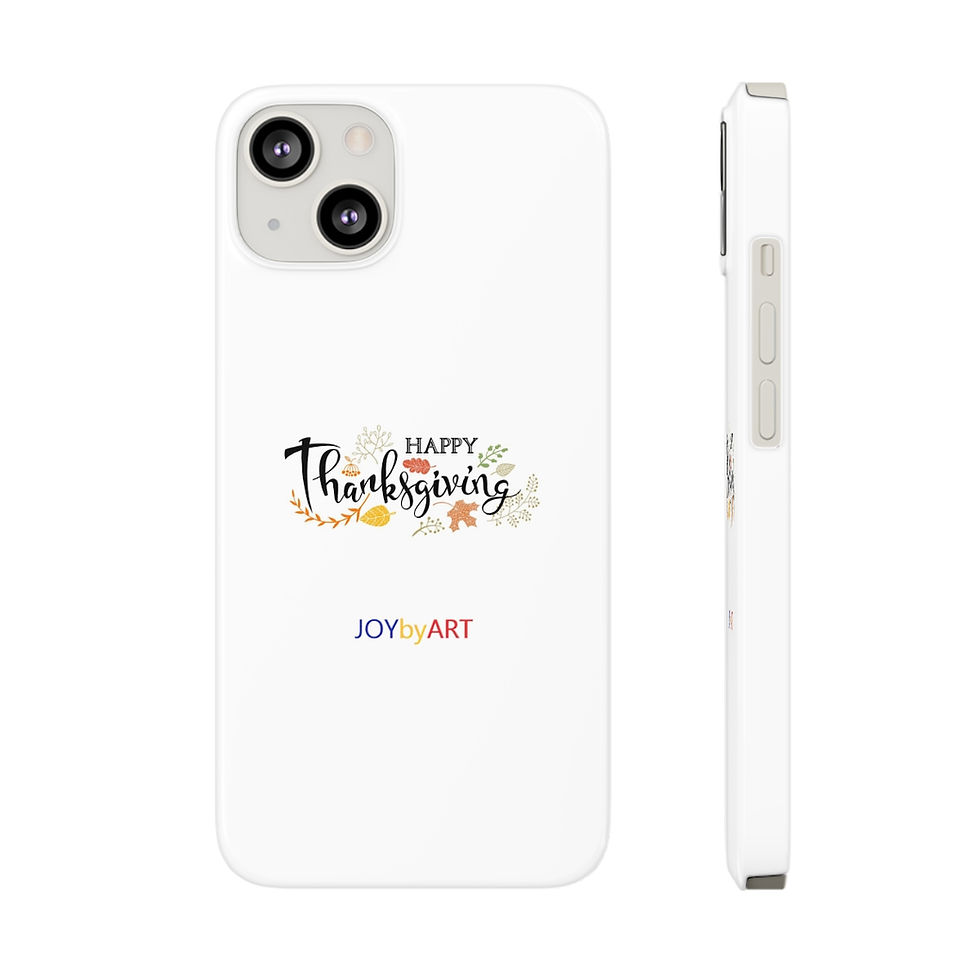 Thumbnail: JOYbyART Thanksgiving Slim Phone Cases, Case-Mate