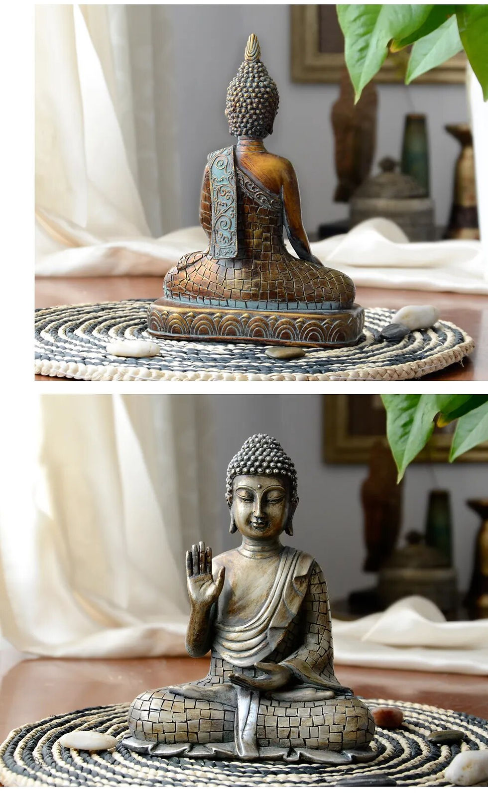 Thumbnail: Resin Buddha Statue Decor Figurines for Interior Meditation Homee Decor