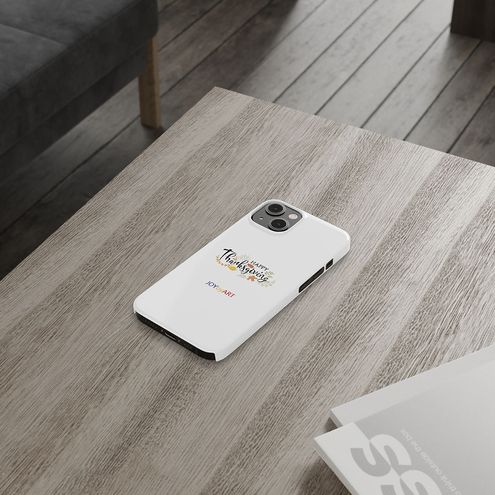 Thumbnail: JOYbyART Thanksgiving Slim Phone Cases, Case-Mate