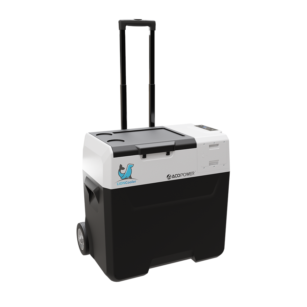 Thumbnail: LionCooler X50A Portable Solar Fridge Freezer, 52 Quarts