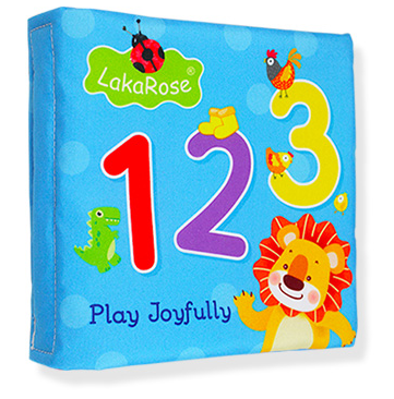 Thumbnail: Alphabetic Numbers Cartoon Soft Fabric Puzzle Cloth Books - Early Baby Learning